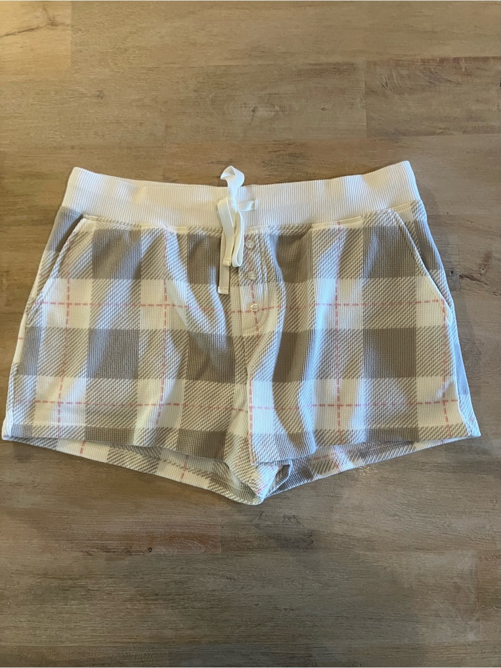 LOFT Thermal Pajama Shorts - Plaid